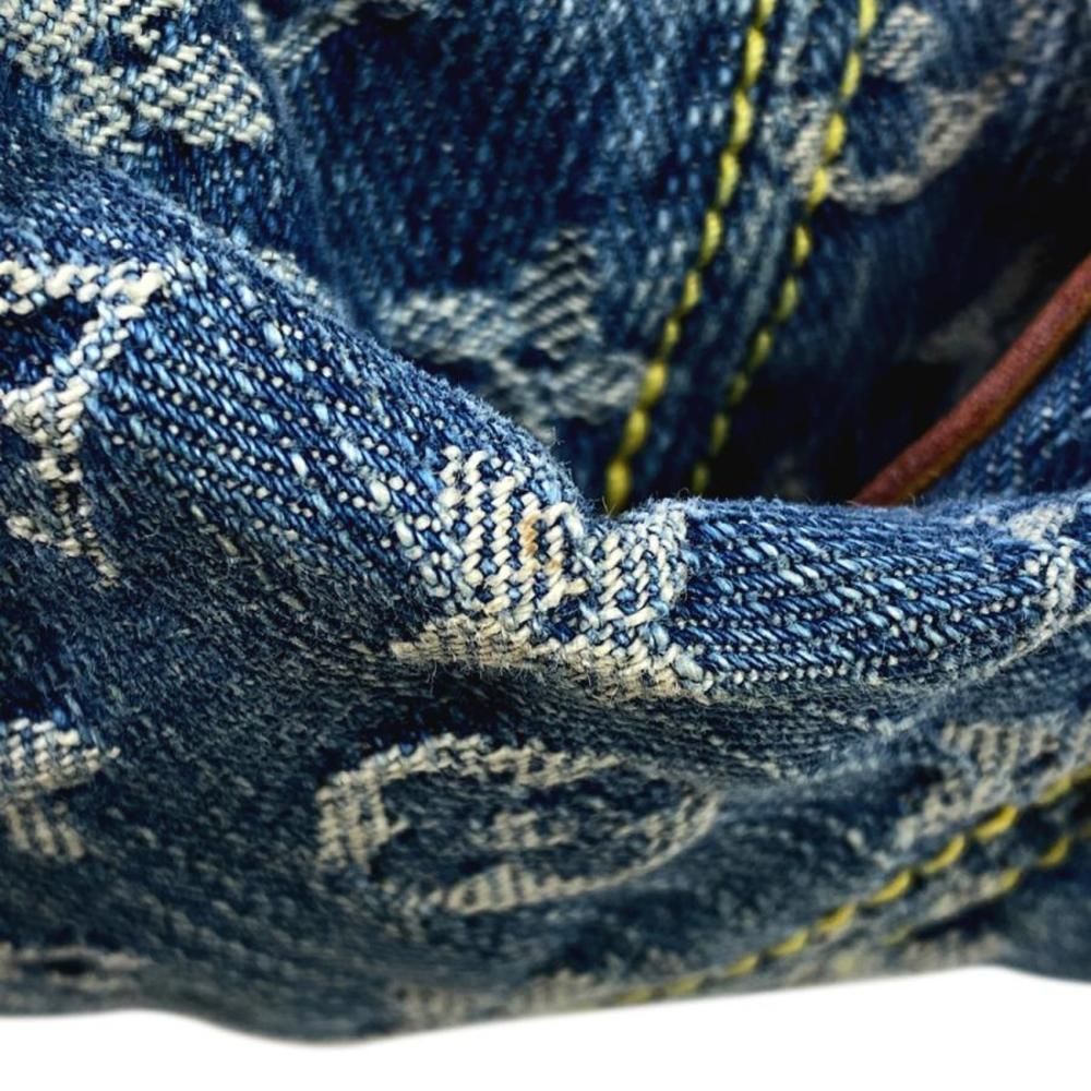 Neocavy MM Shoulder Indigo 2 Way Monogram Denim Blue - Picture 3 of 12